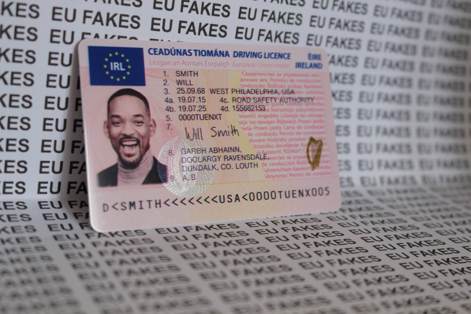 Buy fake irish driving license plates
